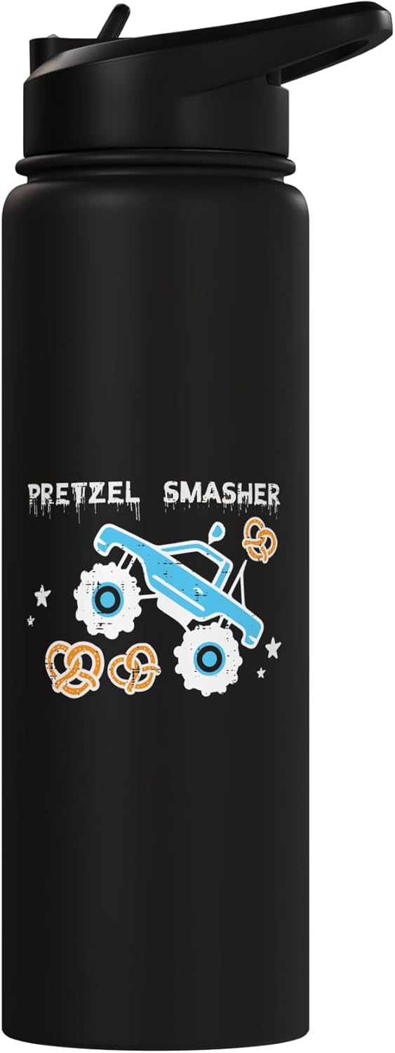 Botella agua acero inox aislada para niños Oktoberfest