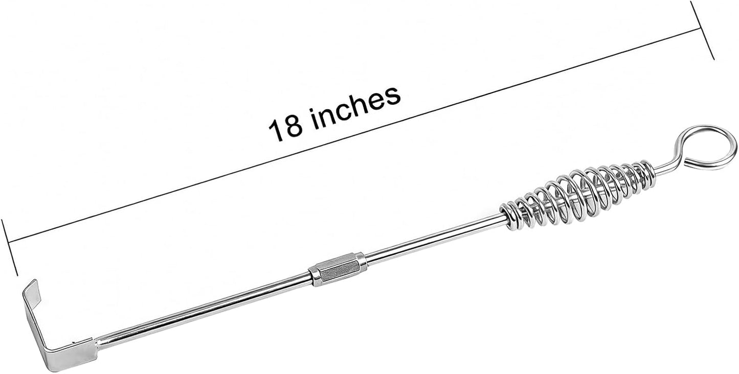 Agarrador rejilla acero inox para parrilla Big Green Egg