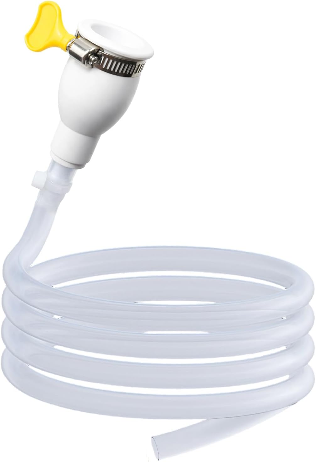 Manguera fregadero silicona 2m con conector ajustable