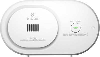 Detector CO Kidde batería 10 años LED 85 dB