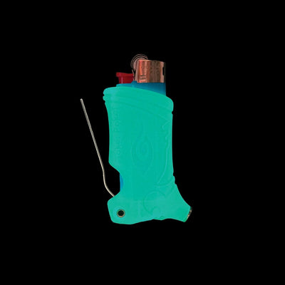 Funda encendedor brilla oscuridad acampar todo incluido verde