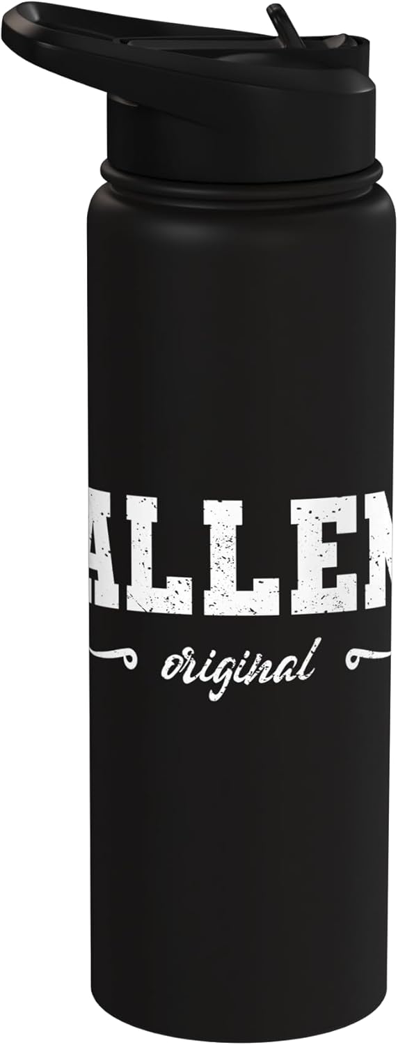 Botella de agua acero inoxidable Allen Texas Retro