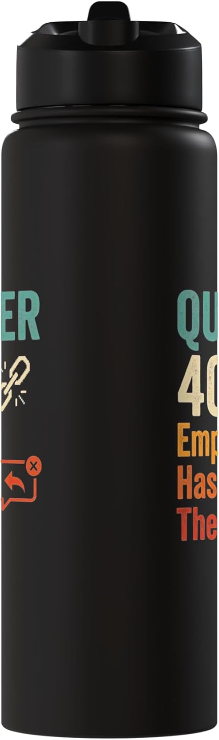 Botella de agua acero inoxidable Quitter 404 despedida