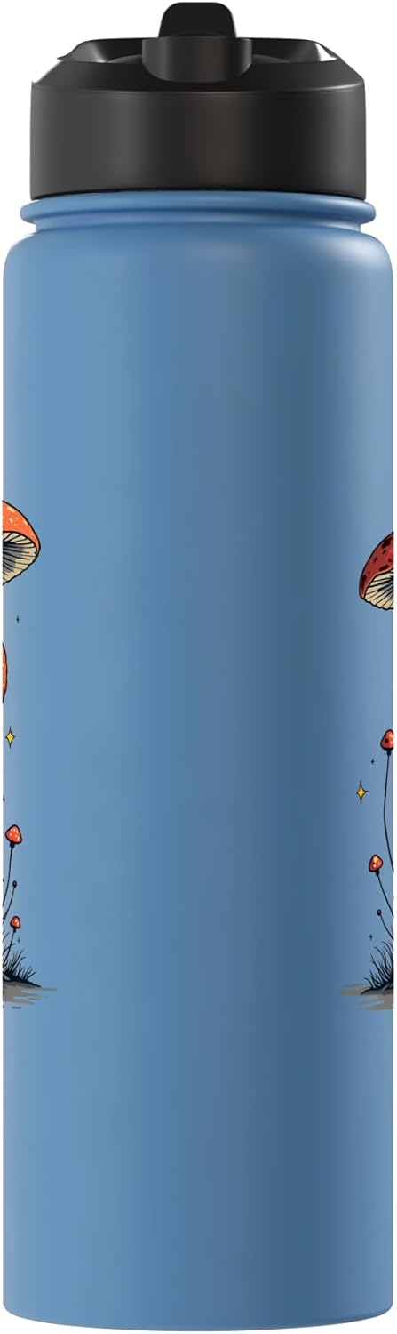 Botella de agua aislada acero inoxidable para recolección de hongos