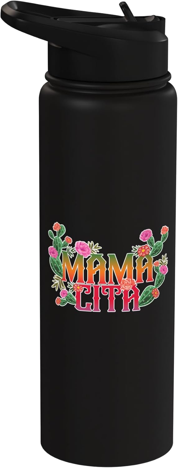Botella de agua acero inoxidable Cinco de Mayo mexicana