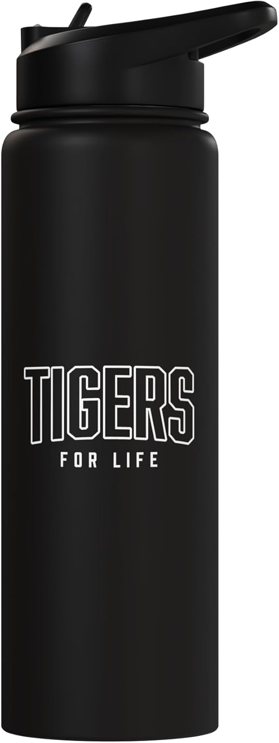 Botella agua acero inox aislada diseño tigre