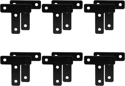 Soporte esquina acero inox 2x2pulg set 12 unidades