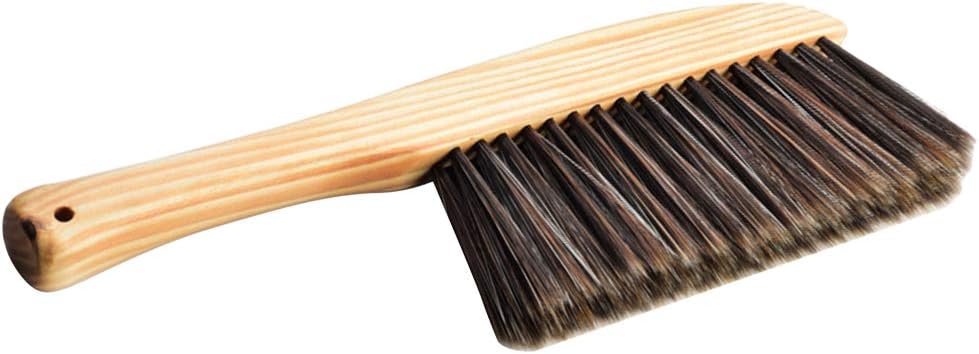 Cepillo cerdas suaves para muebles y jardinería color madera