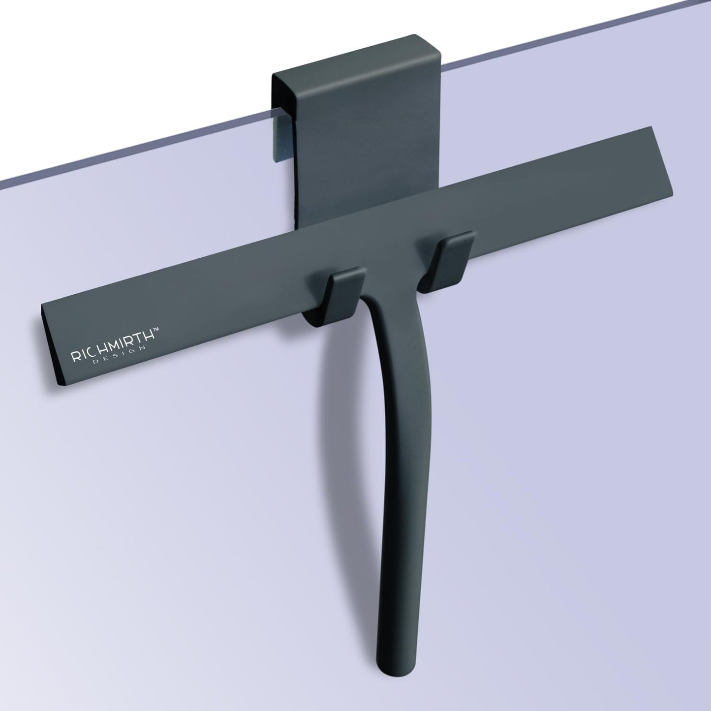Escobilla ducha puerta vidrio silicona 11pulg gris