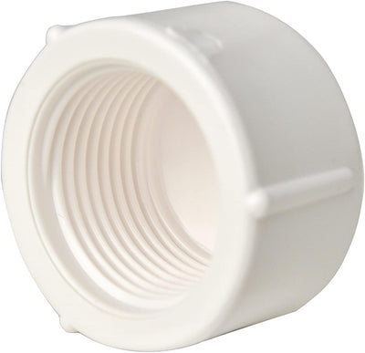 10 Pzas Accesorios PVC 3/4pulg Rosca Hembra BSPT Blanco
