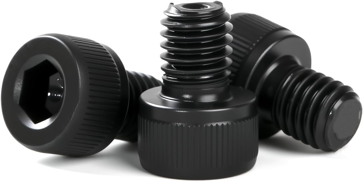 Tornillos M10 acero aleación grado 12.9 negro 16 pzas