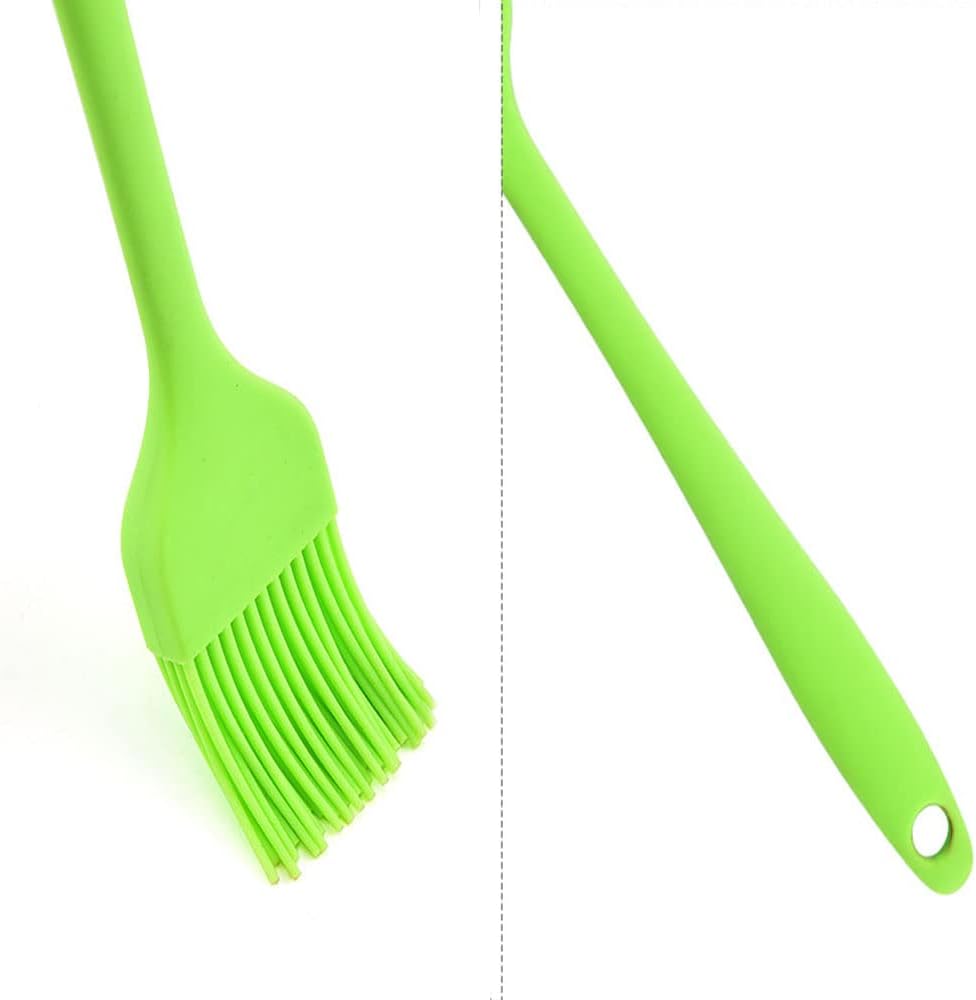 Cepillo silicona para barbacoa cocina parrilla 2pzas rosa