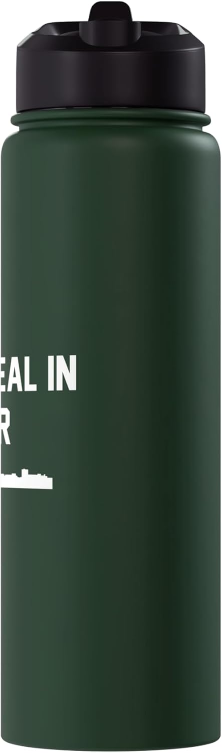 Botella de agua acero inoxidable aislada Ann Arbor
