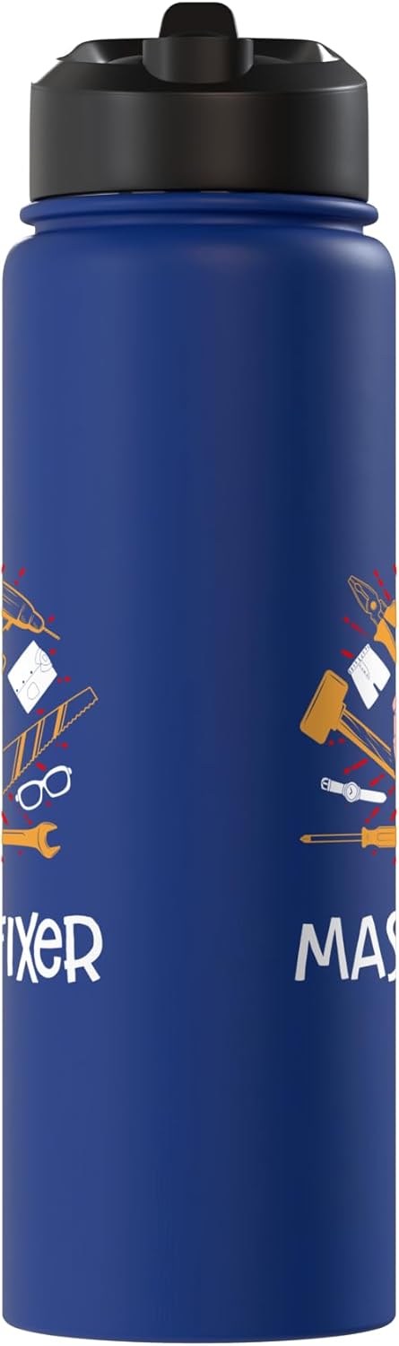 Bote de agua aislado acero inoxidable sin BPA para papá