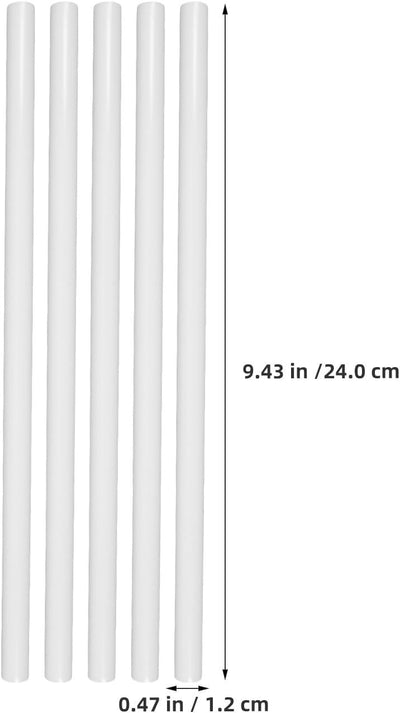 Varillas de plástico blanco para tartas de bodas 9.5 pulgadas