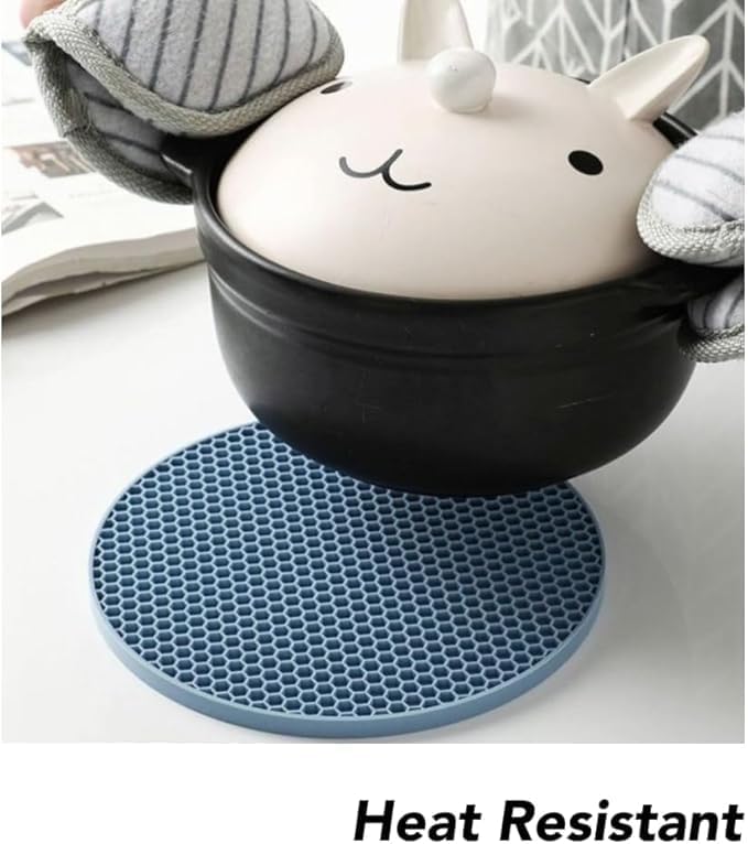 Salvamanteles silicona antideslizante resistente calor cocina