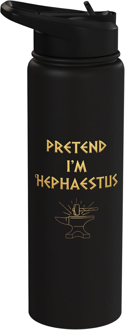 Botella de agua acero inoxidable sin BPA Pretend Im Hephaestus
