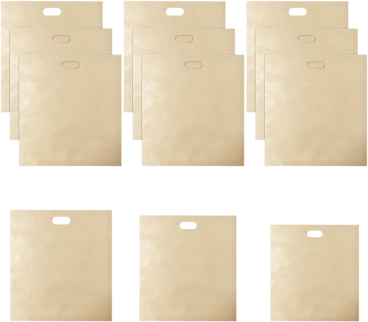 12 Bolsas Reutilizables Antiadherentes Horno Microondas