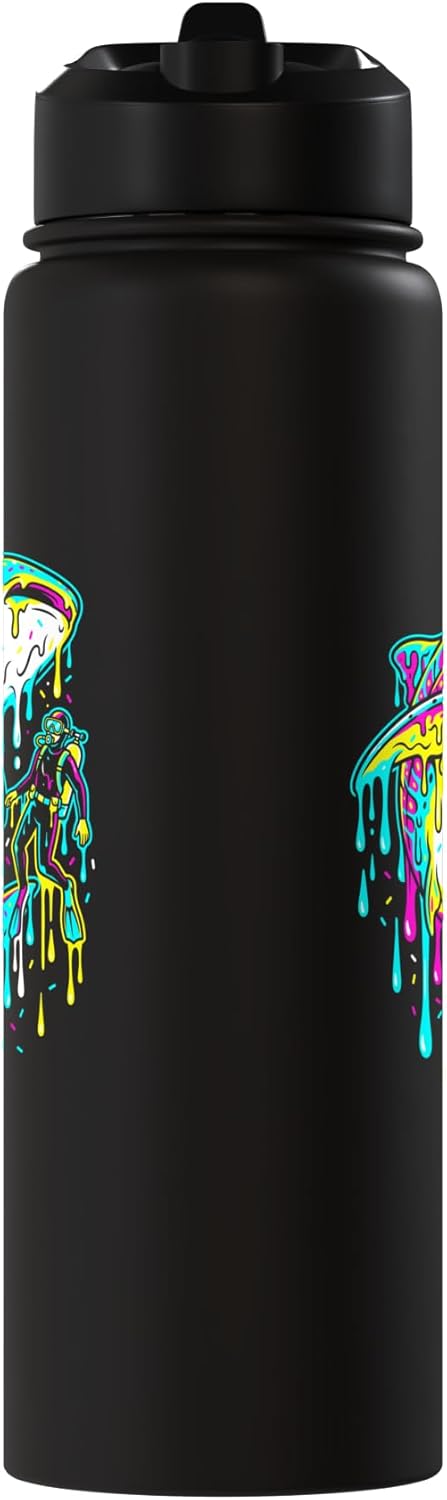 Botella agua aislada acero inox con goteo