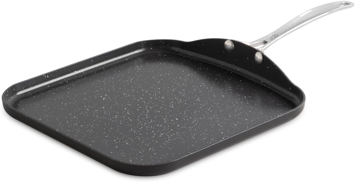 Plancha Basalto Cuadrada 11pulg Cerámica Antiadherente