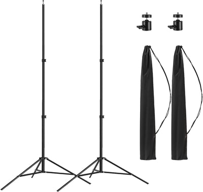 2 Pzas Soporte Trípode Aluminio 7pies para Foto Video