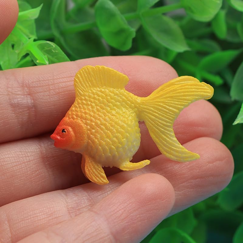 12 Pzas Estatuilla Pez Miniatura Jardín Decoración