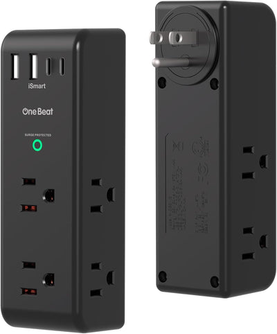 Regleta extensor USB C giratoria 6 tomas 1800J