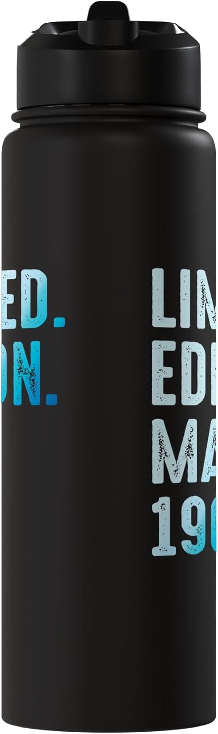 Botella de agua aislada vintage edición limitada 1966