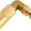 Adaptador RV 1/4pulg codo 90 grados plancha gas propano