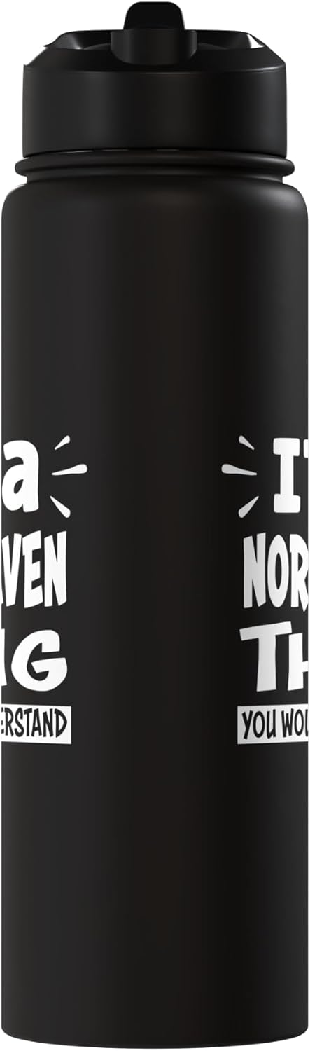 Botella agua acero inox aislada North Haven