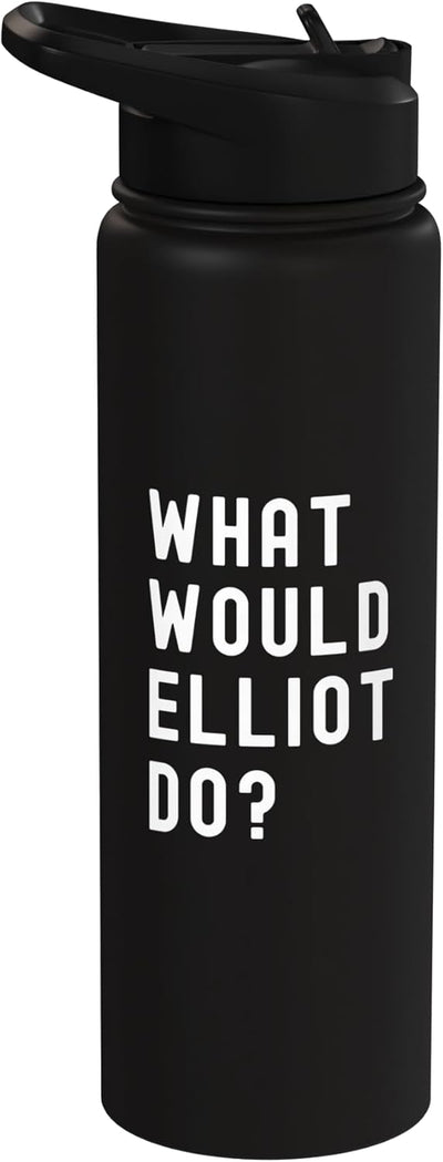 Botella agua acero inox aislada What Would Elliot Do