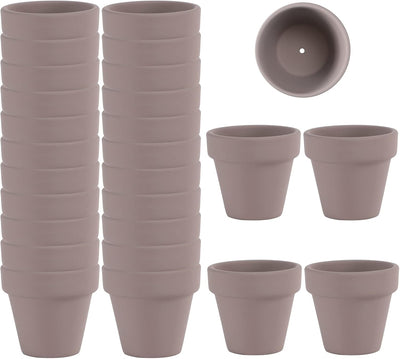 27 Macetas Cerámica Cactus 2.1pulg Terracota