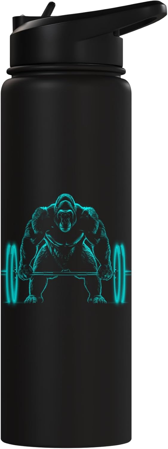 Botella agua aislada acero inox Gorilla Silverback