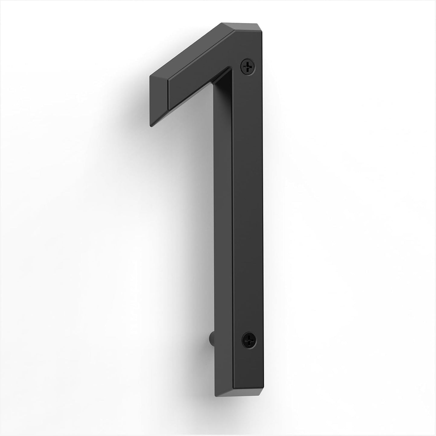 Número de casa flotante 6pulg moderno metal impermeable