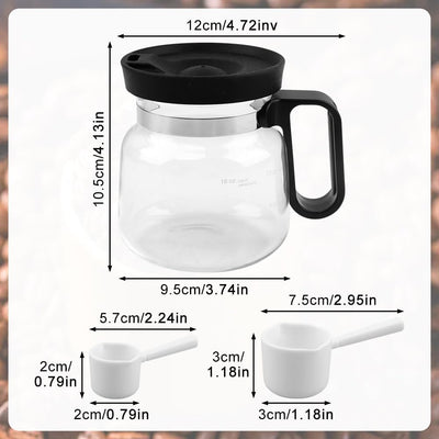 Taza de café 16 oz con tapa a prueba de derrames y cucharas de café sin BPA color negro