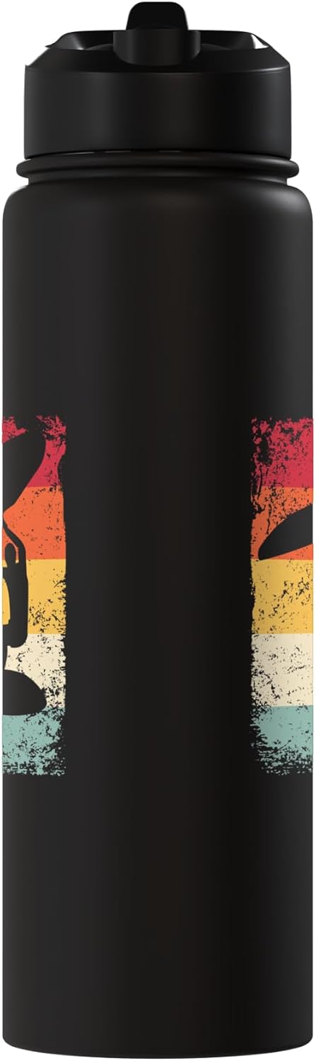 Botella térmica acero inox para wingsurfing retro
