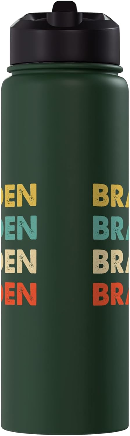Botella agua acero inox aislada Braeden