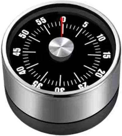 Temporizador cocina digital alarma fuerte magnético negro plateado
