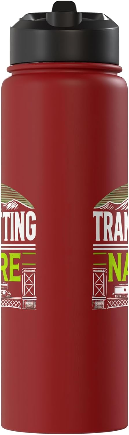 Bottella de agua aislada de acero inoxidable Train Lover