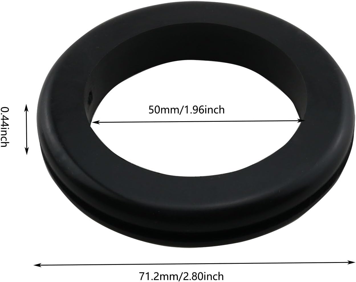 4 Pzas Empaque Cables Negro 2pulg Para Mesa Suelo Techo