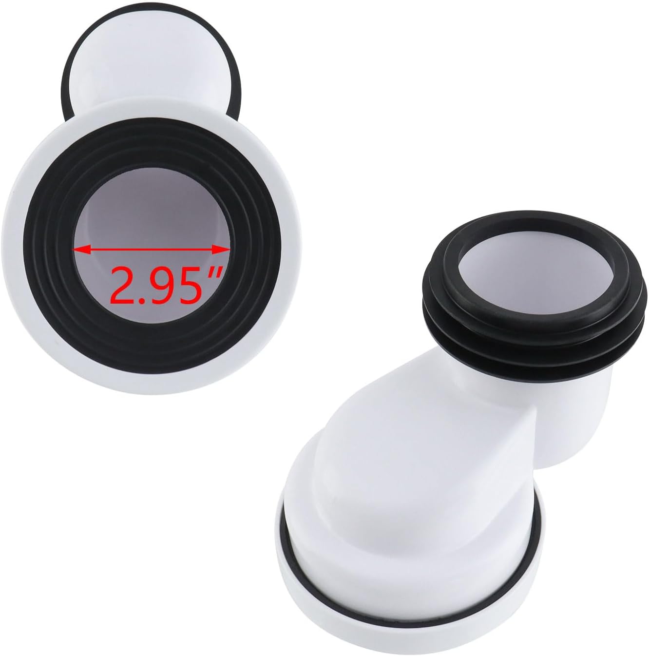 Conector plástico para cambio de taza sanitaria