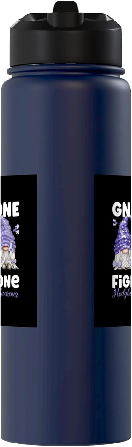 Botella agua acero inox aislada lavanda