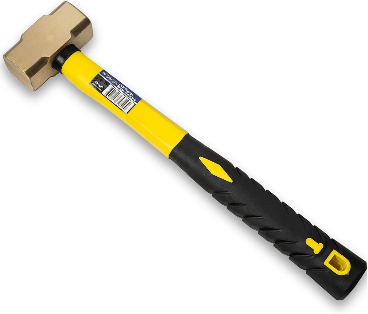 Martillo trineo 2lb cabeza latón fibra vidrio mango cómodo set 4
