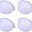 Pack 4 cubiertas opacas media sombra para luz empotrada 6pulg