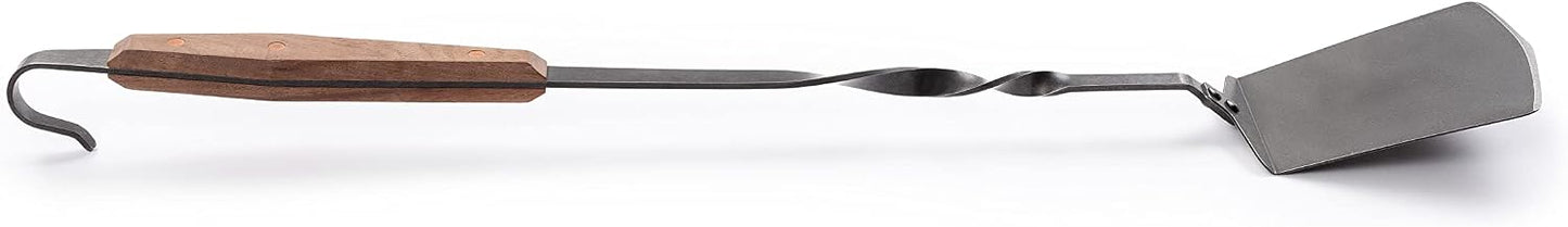 Espátula parrilla acero inox cabeza ancha mango antiderrap