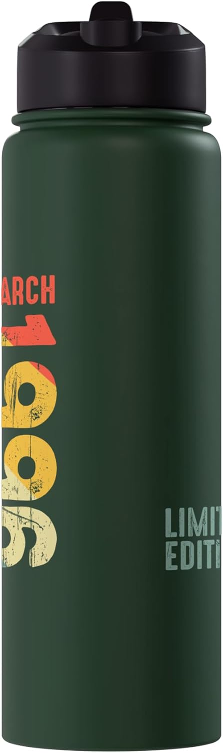 Botella de agua acero inoxidable vintage 1996