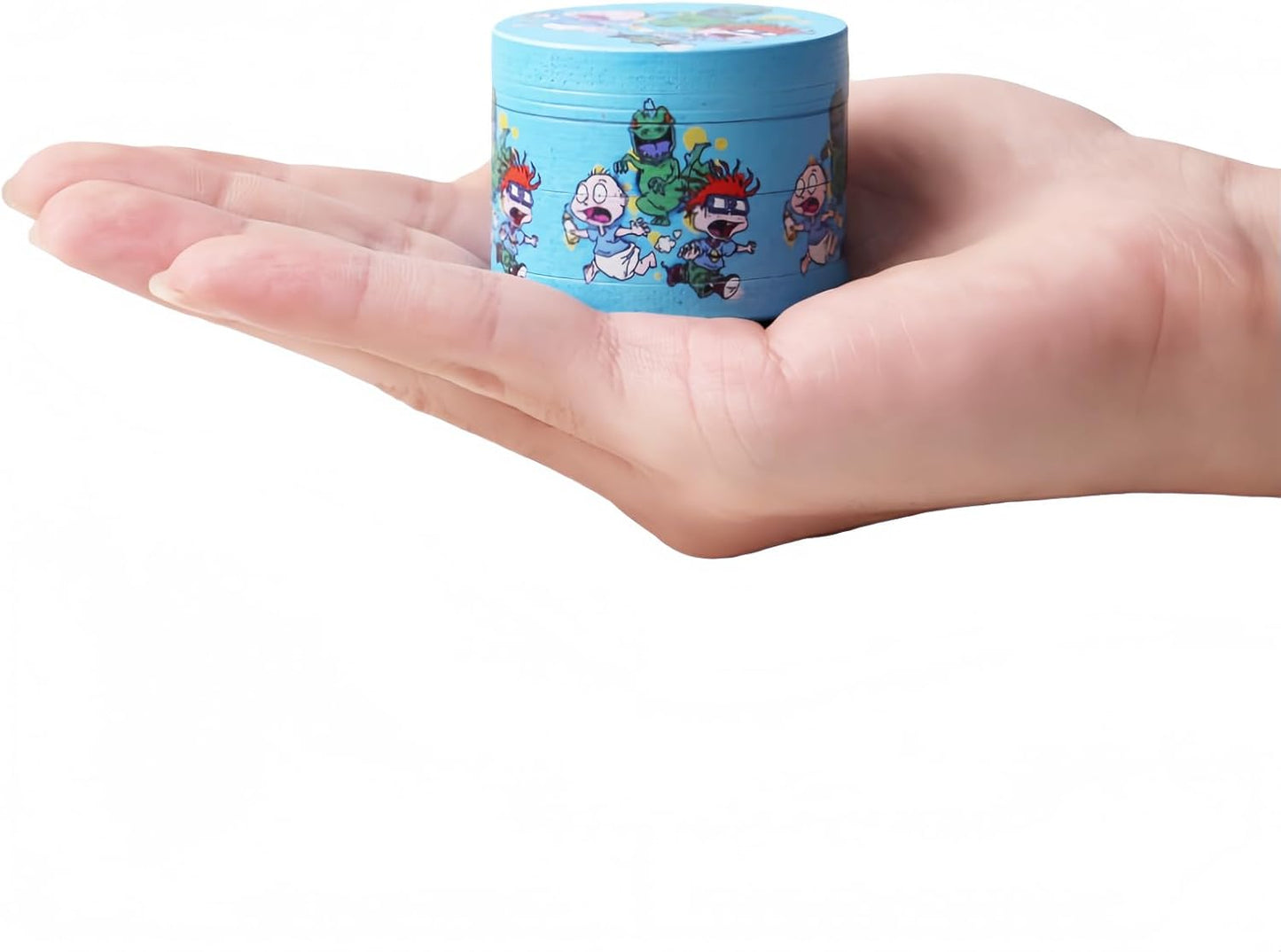 Molinillo especias 2pulg hierbas cocina azul