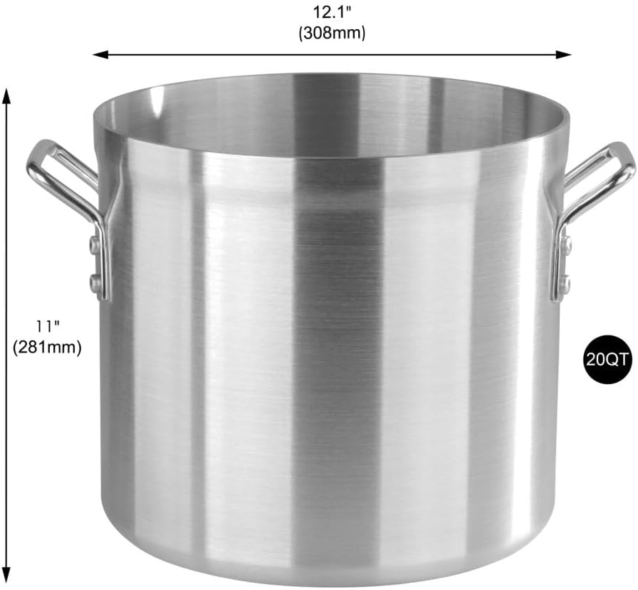 Olla Aluminio 20qt Sin Cubierta