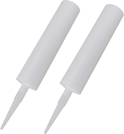 Tubo sellador plástico vacío 10.1oz aplicador calafateo blanco