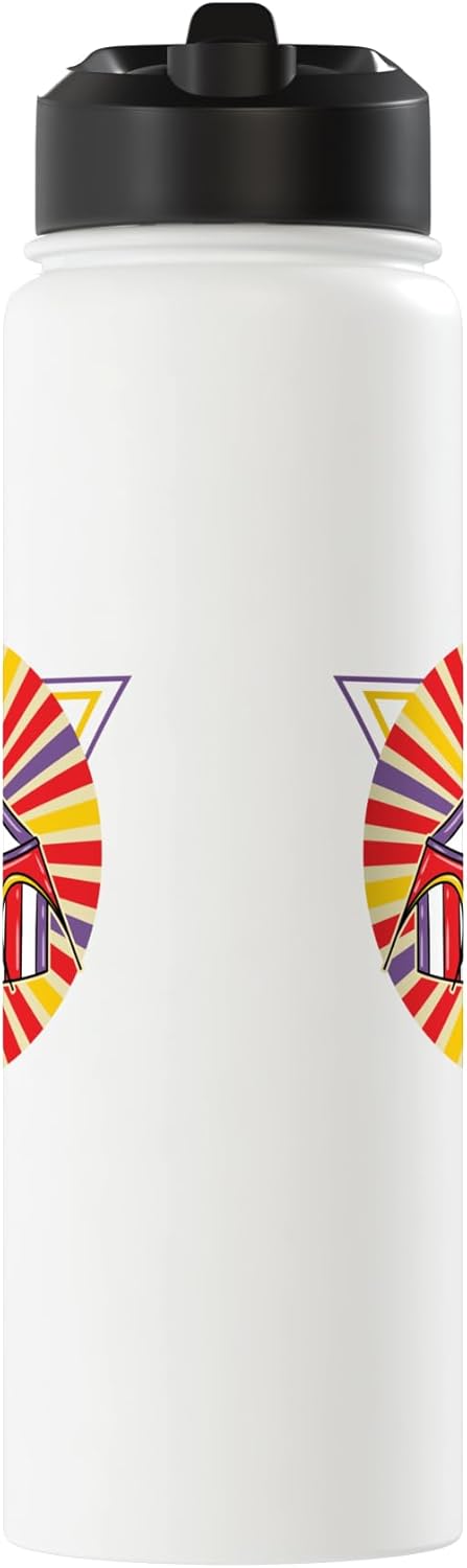 Botella de agua vintage de acero inoxidable insulated